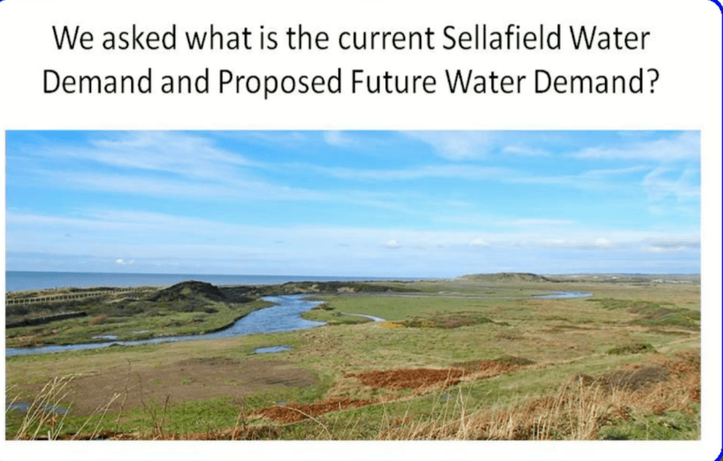 United Utilities Tell the Public to “Use Water Wisely” – Tell that to the Nuclear Luvvies clamouring for ever more and ever HOTTER nuclear&nbsp;waste.